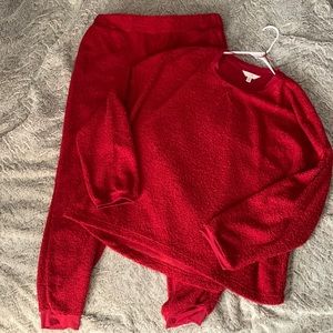 Red Teddy Sweatsuit